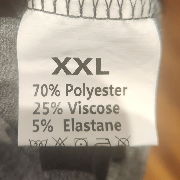 ☘️Gray Long Sleeve Tee with Grow Positive Toughts Message Size 2XL - Picture 5 of 7